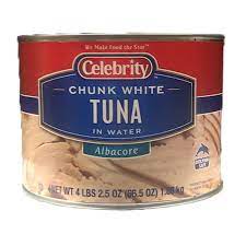 Celebrity- White Chunk Tuna - 66 oz Can Case