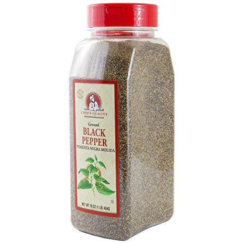 Chef's Quality - 1/4 Cracked Black Pepper - 1 lb Case