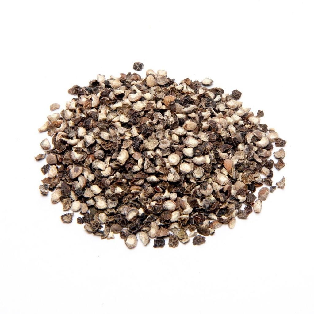 Chef's Quality - 1/4 Cracked Black Pepper - 5 lbs Case