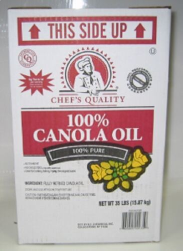 Chef's Quality - 100% Canola Salad Oil - 35 lbs Unit
