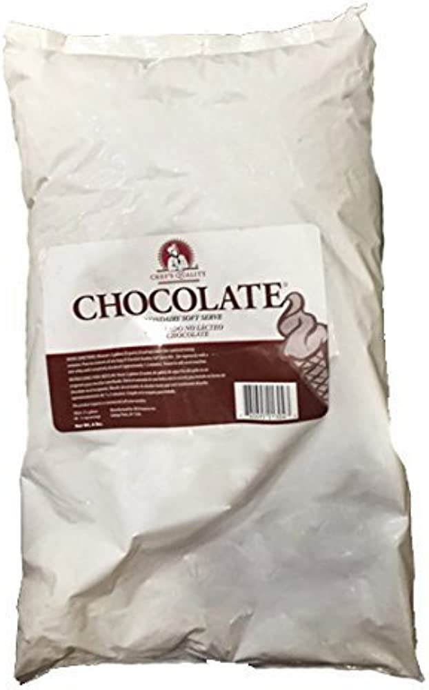 Chef's Quality - Chocolate Soft Serve Mix - 6 lbs Case