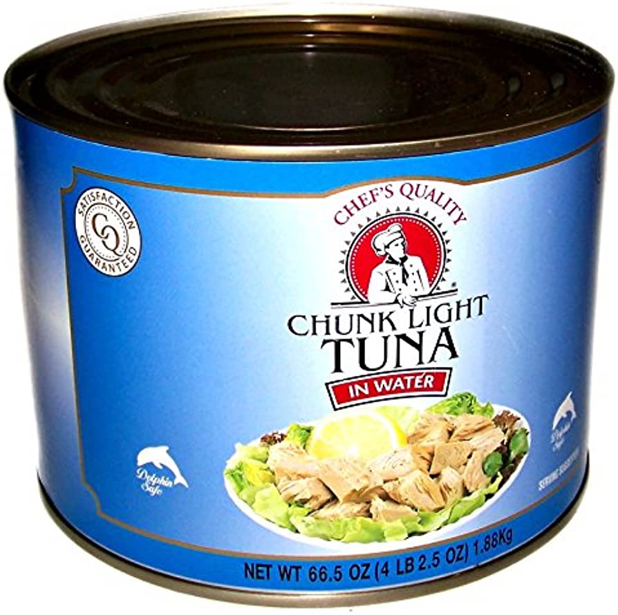 Chef's Quality - Chunk Light Tuna in Water - 66.5 oz Can Unit