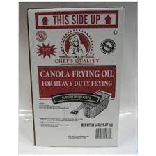 Chef's Quality - Clear Canola Frying Oil - 35 lbs Unit