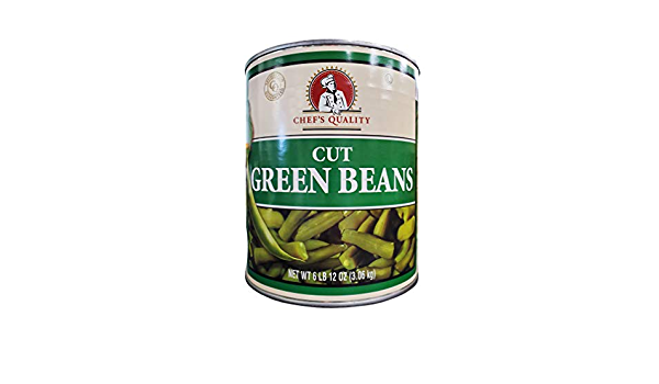 Chef's Quality - Cut Green Beans - #10 cans Case