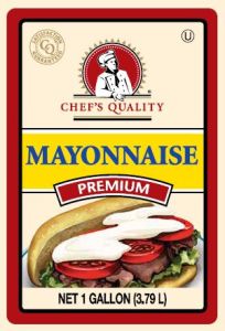 Chef's Quality - Mayonnaise - gallon Case