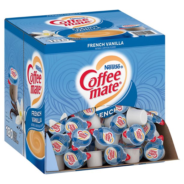 Coffee mate - French Vanilla Creamer Cups - 180 ct Case