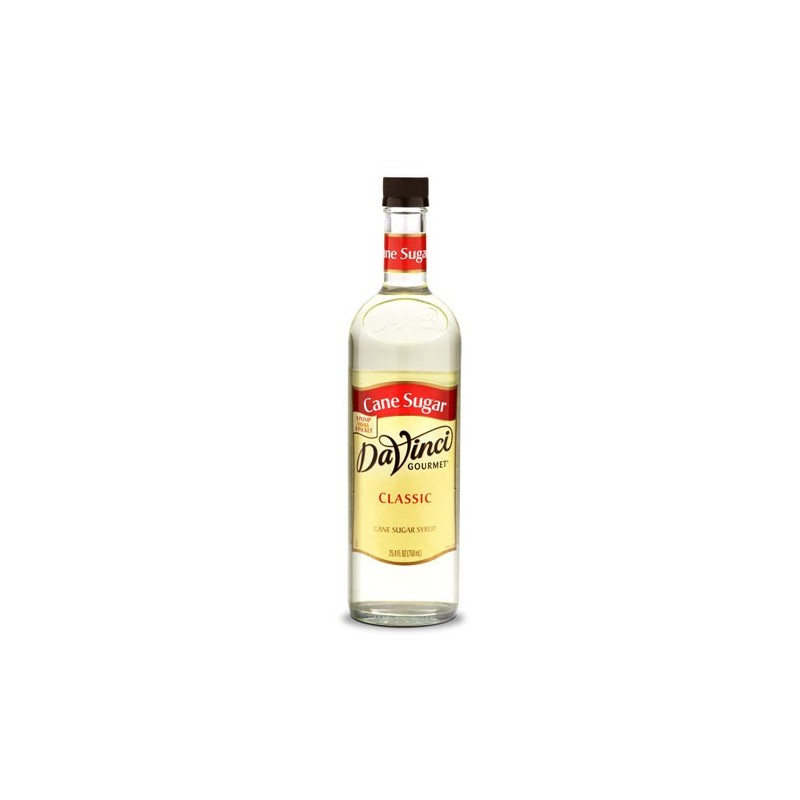DaVinci Gourmet - Classic Cane Sugar Syrup - 750 ml Unit