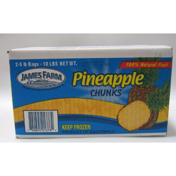 Frozen James Farm - Pineapple Chunks - 2/5 lbs Unit
