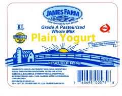 James Farm - Plain Yogurt - 32 lbs Unit