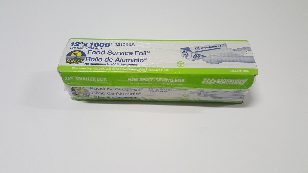 Sunset - 12X1000 Standard Aluminum Foil Roll Case