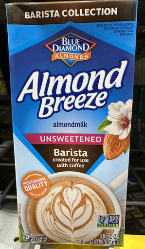 [2413 - 2800024 - 4157011003] Almond Breeze - Barista Almond Milk - 32 oz Unit