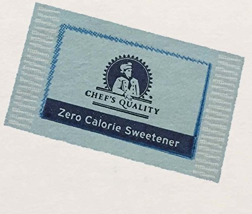 [425 - 1030033 - 76069500487] Chef's Quality - Blue Sugar Substitute Packets - 1000 ct Case
