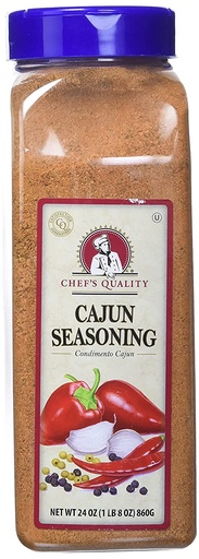 [804000 - 53274 - 76069557291] Chef's Quality - Cajun Seasoning - 24 oz Unit