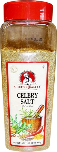[924 - 41382 - 76069557297] Chef's Quality - Celery Salt - 2 lbs Case