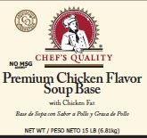 [927 - 1060167 - 76069502225] Chef's Quality - Chicken Base - 15 lb Jar Unit