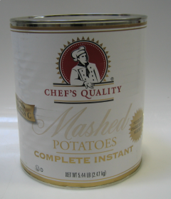[216 - 870062 - 76069500812] Chef's Quality - Complete Mashed Potatoes - #10 cans Unit
