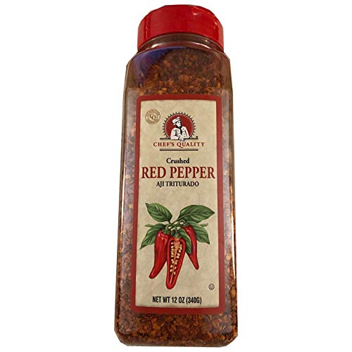 [805000 - 64522 - 76069557311] Chef's Quality - Crushed Red Pepper - 12 oz Jar Unit