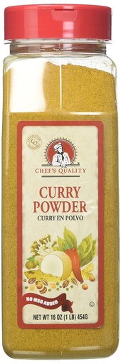 [922 - 53275 - 76069557316] Chef's Quality - Curry Powder - 1 lb Case