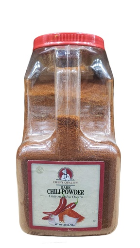 [925 - 41394 - 76069500161] Chef's Quality - Dark Chili Powder - 6 lbs Unit