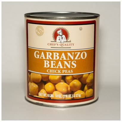 [614 - 16200 - 76069501473] Chef's Quality - Garbanzo Beans - #10 can Unit