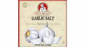 [801000 - 41392 - 76069500478] Chef's Quality - Garlic Salt - 10 lbs Unit