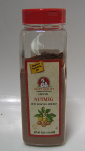 [802000 - 55464 - 76069557335] Chef's Quality - Ground Nutmeg - 1 lb Jar Unit