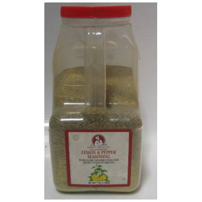 [80600 - 69480 - 76069500849] Chef's Quality - Lemon Pepper - 7 lbs Unit