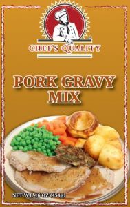 [824 - 1060235 - 76069502712] Chef's Quality - Pork Gravy Mix - 1 lb Packet Unit