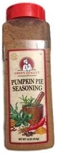 [923 - 1070106 - 76069500393] Chef's Quality - Pumpkin Pie Seasoning - 1 lb Unit