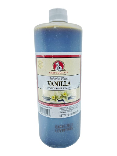 [808 - 61816 - 76069500075] Chef's Quality - Pure Vanilla Extract - 32 oz Bottle Unit