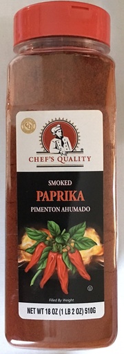 [804 - 1070260 - 76069502999] Chef's Quality - Smoked Paprika - 18 oz Unit