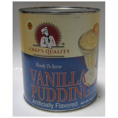 [817000 - 2460092 - 76069502455] Chef's Quality - Vanilla Pudding - #10 cans Case