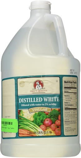 [130 - 45900 - 76069501436] Chef's Quality - White Distilled Vinegar - gallon Unit