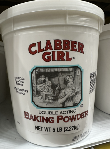 [719 - 29268 - 1990000350] Clabber Girl - Baking Powder - 5 lbs Case
