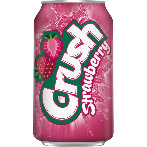 [2724 - 65925 - 7800001362] Crush - Strawberry Soda - 24/12 oz cans Case