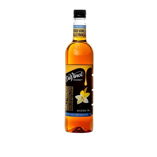 [2403 - 1100200 - 73738400158] DaVinci Gourmet - French Vanilla Syrup - 750 ml Case
