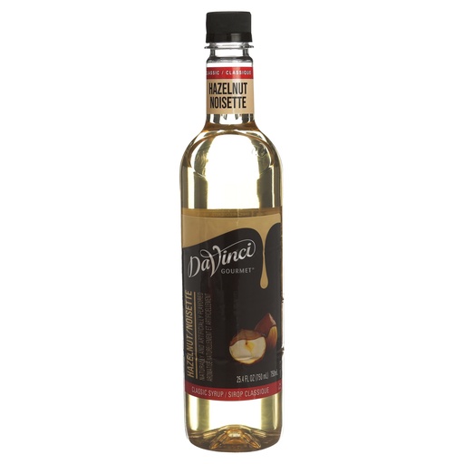 [2403 - 1100202 - 73738400103] DaVinci Gourmet - Hazelnut Syrup - 750 ml Unit
