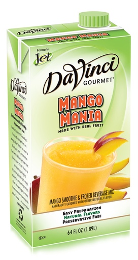 [2409 - 1100039 - 68715612609] DaVinci Gourmet - Mango Smoothie Mix - 64 oz Unit