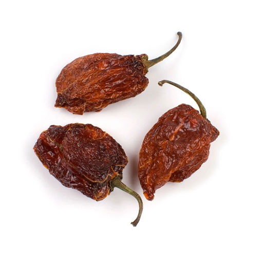 [624 - 1070134 - 81304401369] Dried Chile Habanero - 1 lb Case