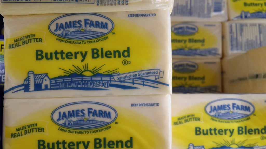 James Farm Buttery Blend Spread 1 lb Unit MACH Foods