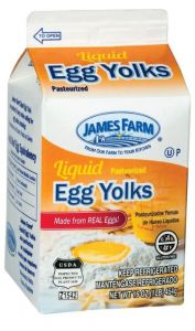 [4516 - 1520055 - 76069503090] James Farm - Liquid Egg Yolks - 1 lb Unit