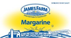 [6610 - 450066 - 76069503099] James Farm - Margarine Prints - 30/1 lb Case