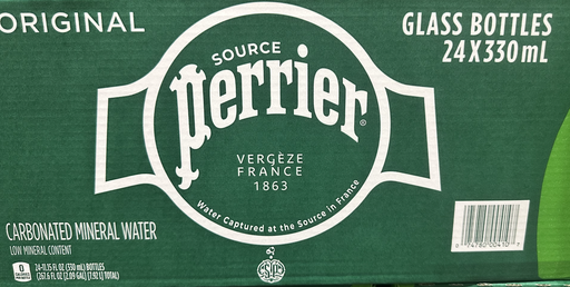 [2512 - 25036 - 7478000402] Perrier - Sparkling Mineral Water - 24/16.9 oz plastic bottles Unit
