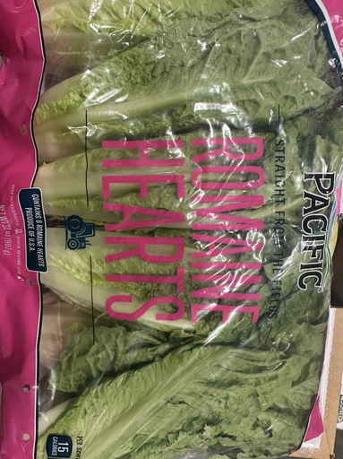 [4503 - 43858 - 3338365165] Romaine Lettuce Heart 7/6 - 3 lb Unit