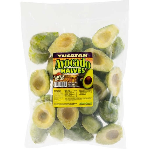 [7166 - 961073 - 76069533457] Sabor Nuestro - Avocado Halves - 3 lbs Unit