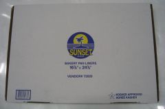 [1508 - 59659 - 76069502033] Sunset - 16X24 Pan Liners - 1000 ct Pack Unit