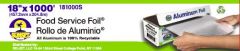 [1514 - 1160052 - 76069501659] Sunset - 18X1000 Standard Aluminum Foil Roll Unit