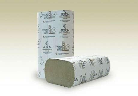 MACH GOLDEN GATE Multifold Kraft TowelsNATURAL 9.25X9.5
